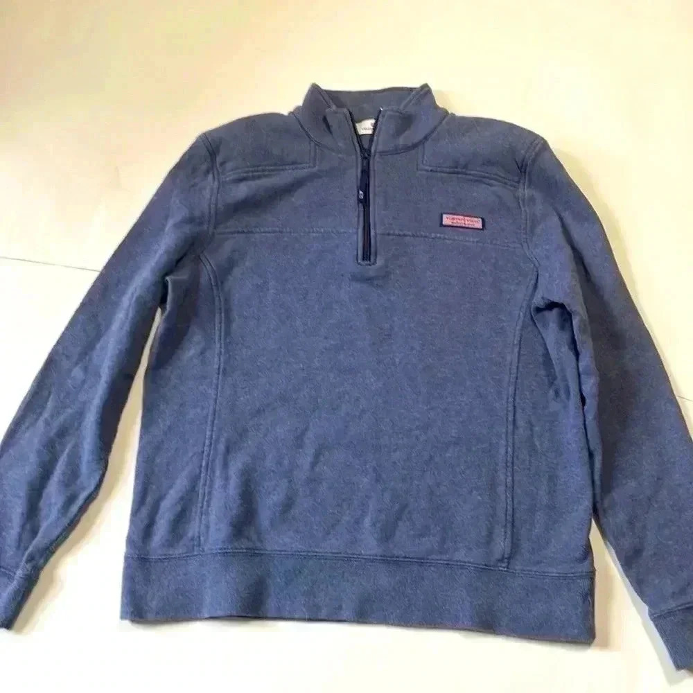 Vineyard Vines blue 1/4 zip pullover size medium